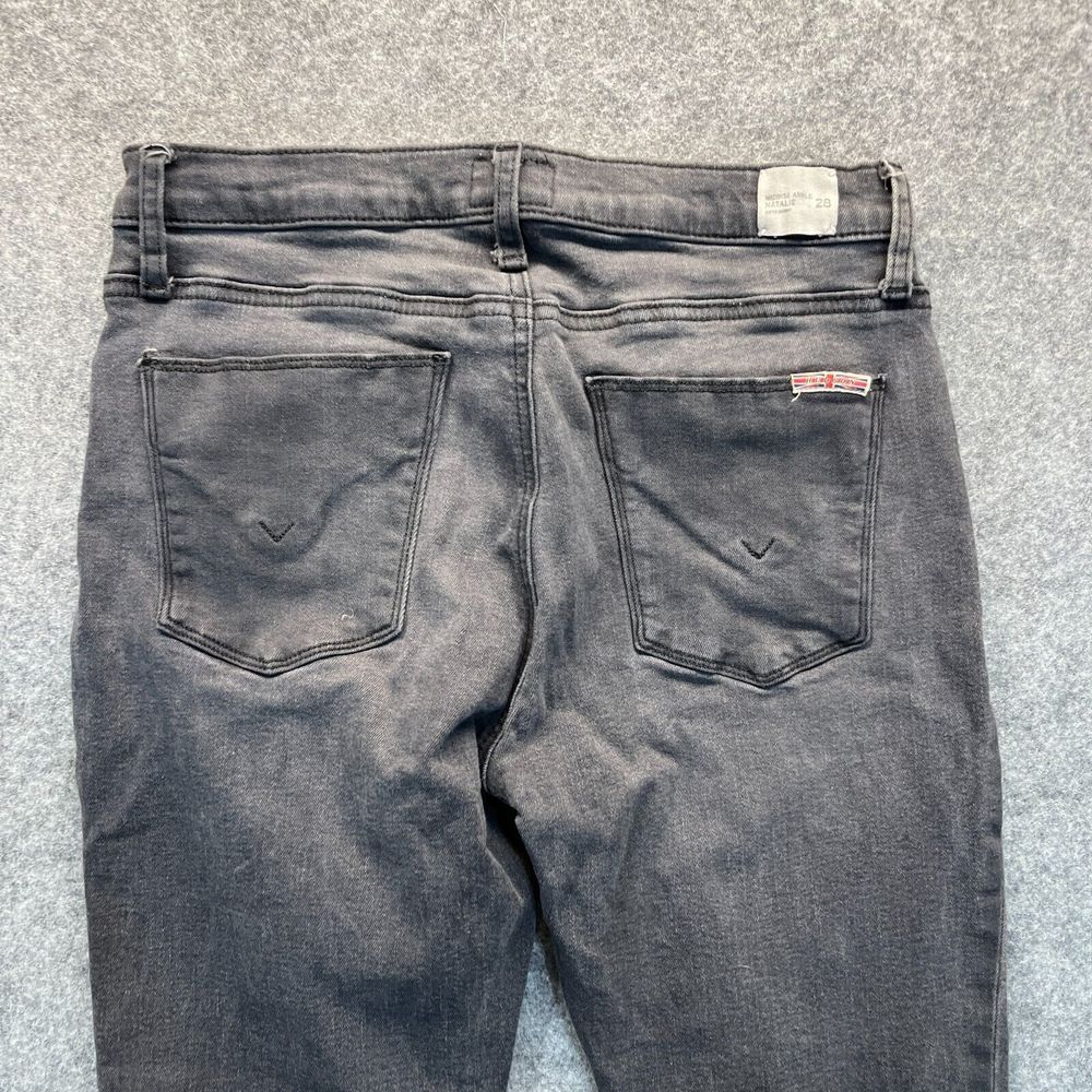 Hudson Jeans Womens Size 28 Natalie Super Skinny Dark Gray‎ Stretch Raw Hem - Picture 13 of 14